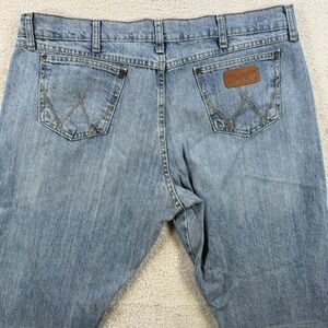 Wrangler Retro Jeans Mens 38x34 (Fit 38x31) Relaxed Boot Blue Denim Cowboy Rodeo